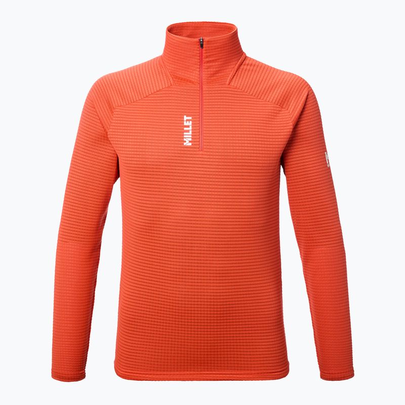 Pánska fleecová mikina Millet Parmelan Light Fleece paprika 5