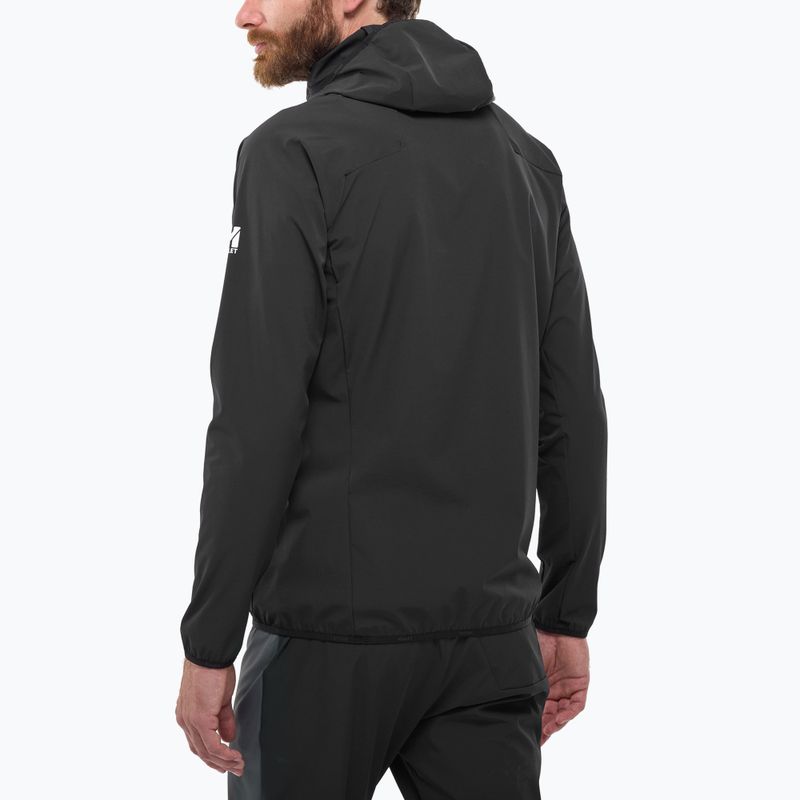 Pánska softshellová bunda Millet Kamet Xcs Light Hoodie black 3