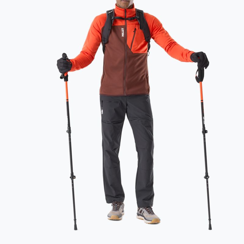 Pánska mikina Millet Seneca Fleece truffle/paprika 2