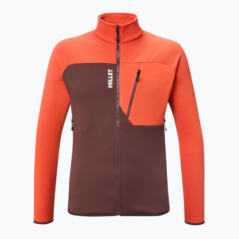 Pánska mikina Millet Seneca Fleece truffle/paprika 6