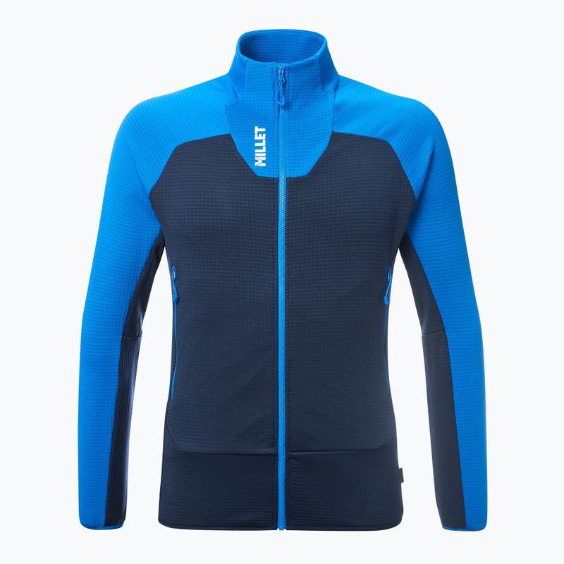 Pánska mikina Millet Kamet Grid HD icon blue/saphir 5