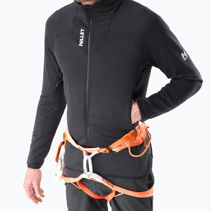 Pánska mikina Millet Kamet Grid HD black 4