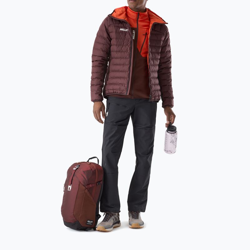 Pánska zateplená bunda Millet Fitz Roy Warm Hoodie Jacket truffle 2