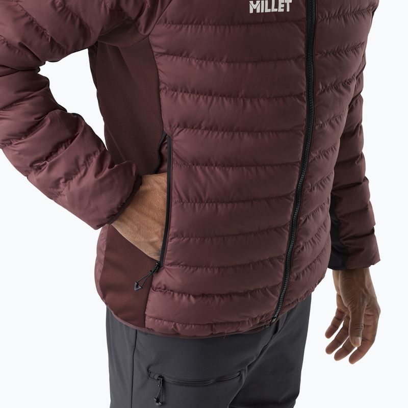 Pánska zateplená bunda Millet Fitz Roy Warm Hoodie Jacket truffle 5