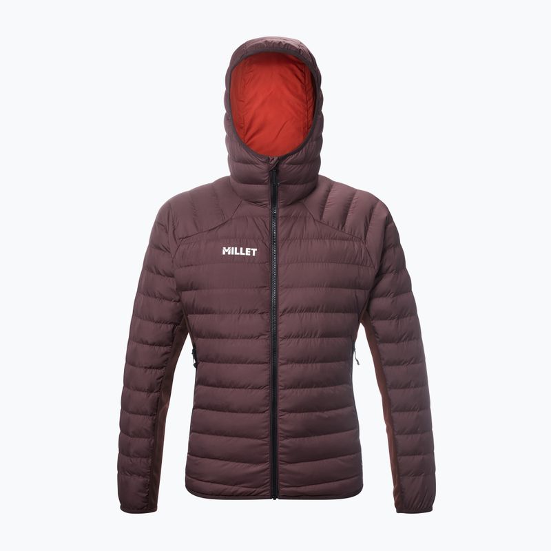 Pánska zateplená bunda Millet Fitz Roy Warm Hoodie Jacket truffle 6
