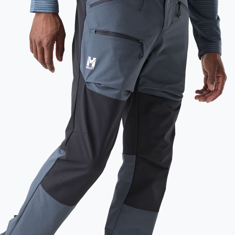 Pánske trekingové nohavice Millet Seneca XCS200 shadow blue/black 4