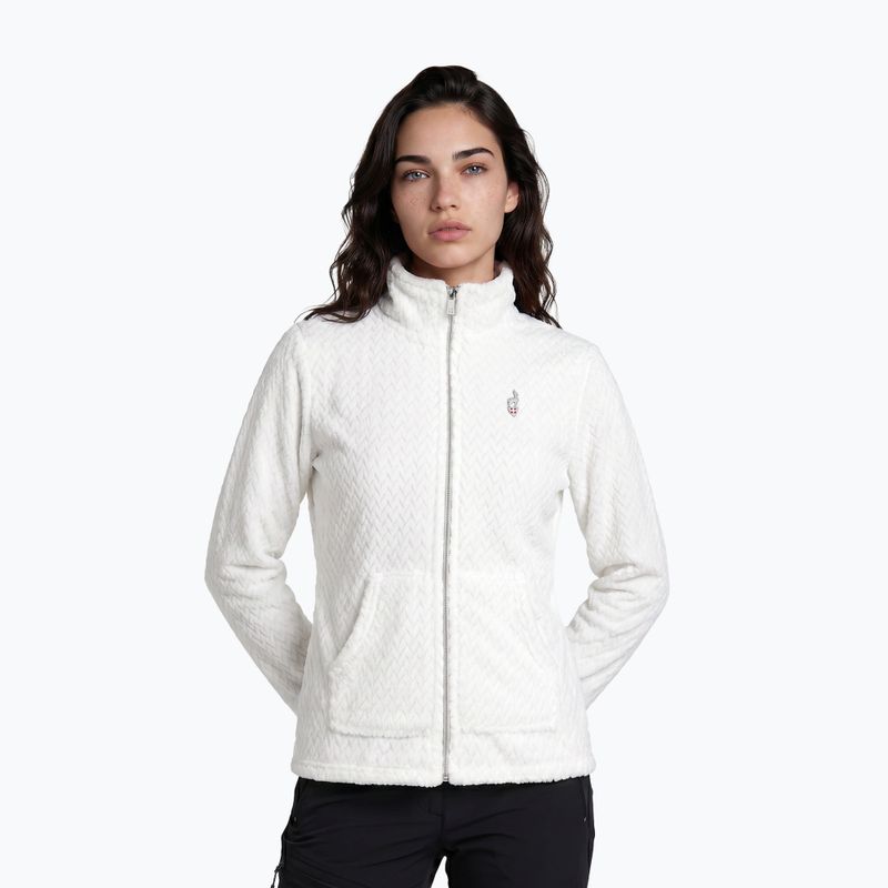Dámska mikina Aulp Becco Coral Fleece white
