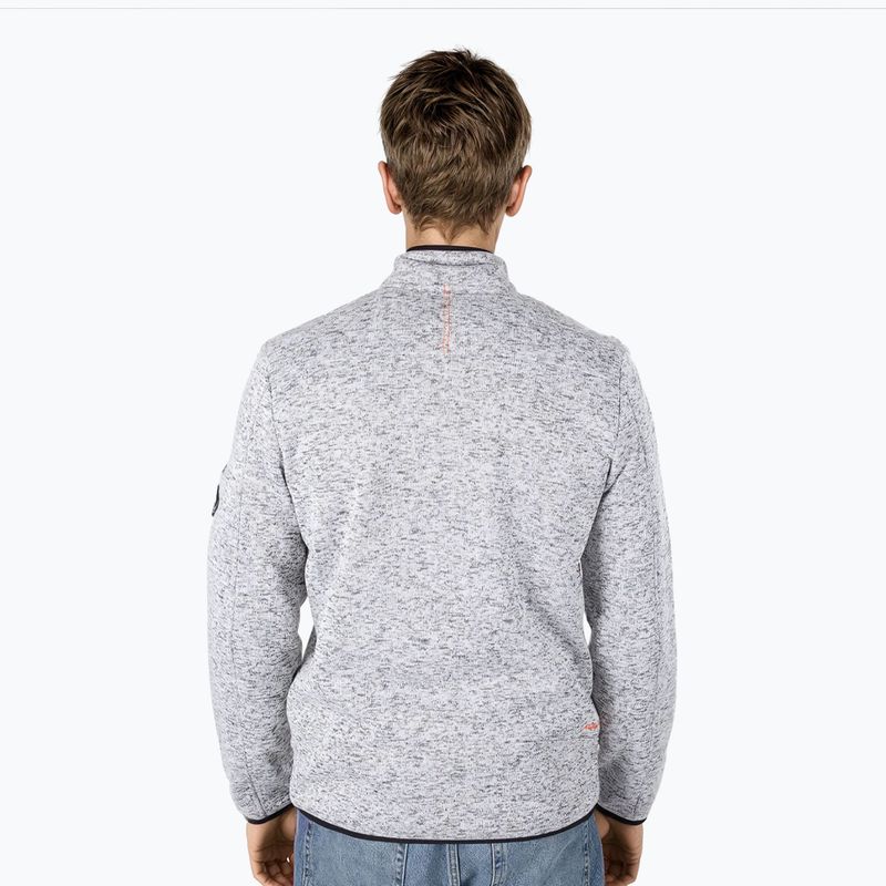 Pánska fleecová mikina Aulp Navoy Melanged Knit grey 2
