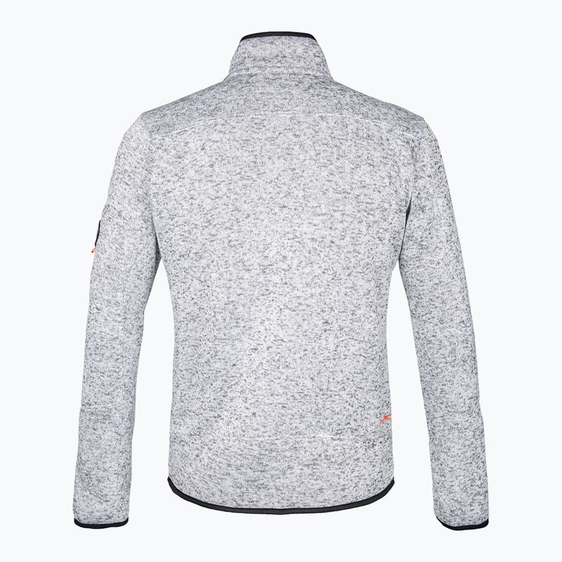 Pánska fleecová mikina Aulp Navoy Melanged Knit grey 7