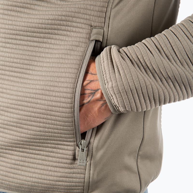 Pánska vetrovka Aulp Numix Jacquard Knit light khaki 4