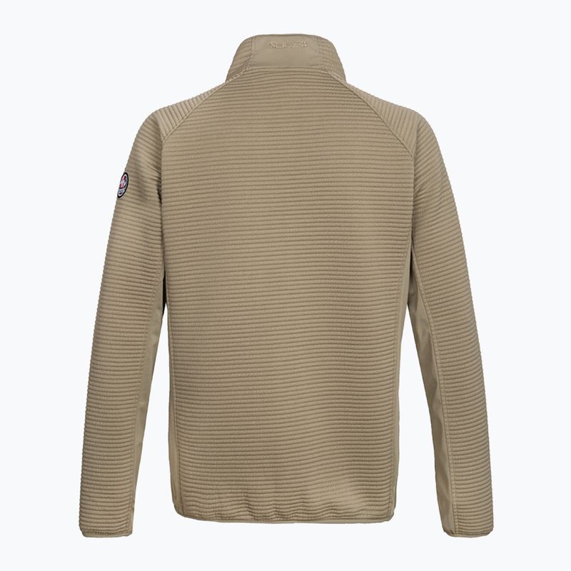 Pánska vetrovka Aulp Numix Jacquard Knit light khaki 6