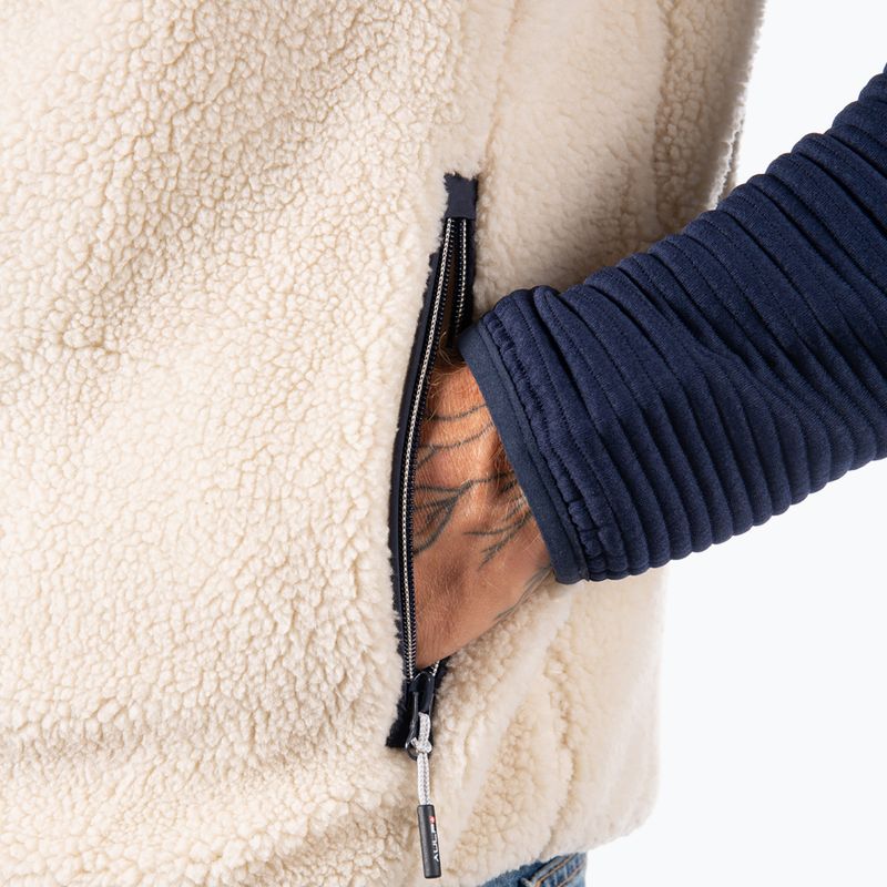 Pánska vesta Aulp Tarik Sherpa greige 5