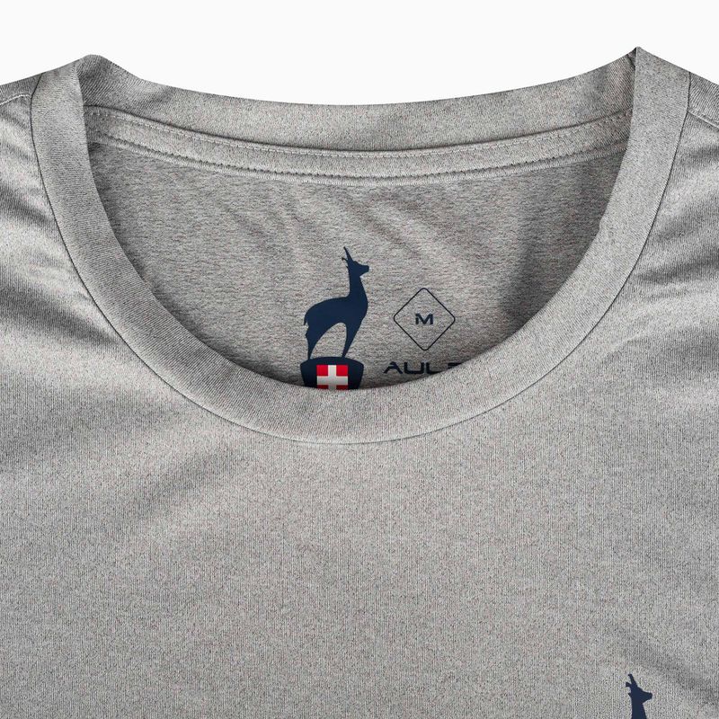 Pánske tričko Aulp Tommy grey/melange 5