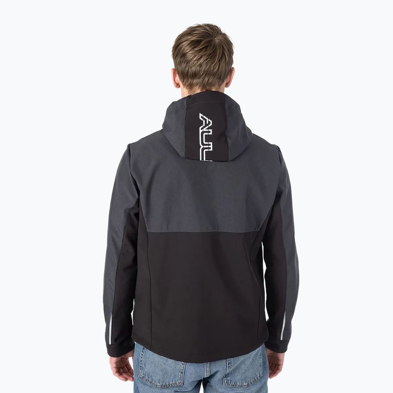 Pánska softshellová bunda Aulp Tiago anthracite melange 2