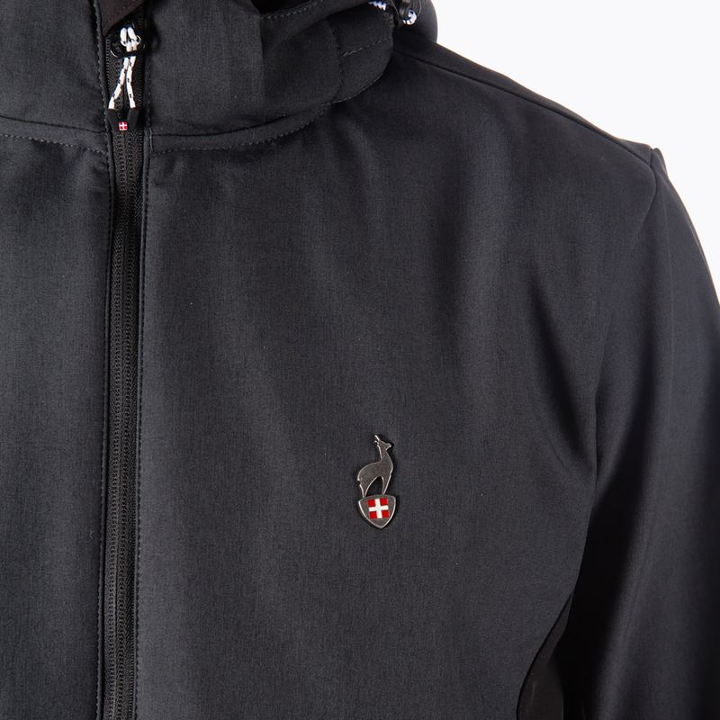 Pánska softshellová bunda Aulp Tiago anthracite melange 9