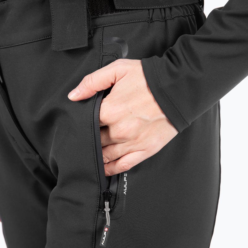 Dámske lyžiarske nohavice Aulp Velen Softshell Ski black 5