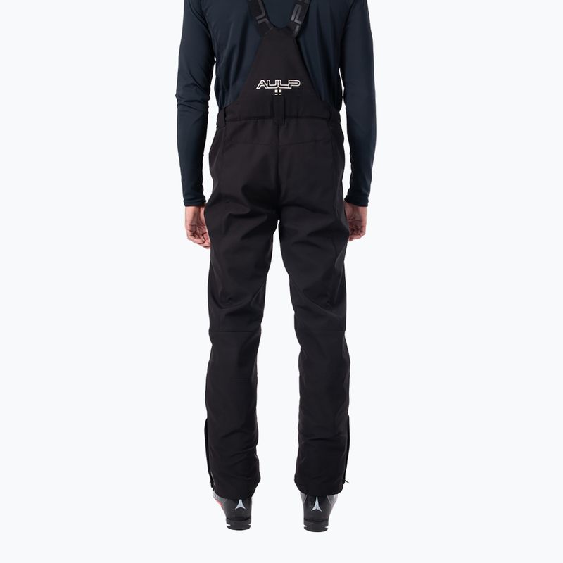 Pánske lyžiarske nohavice Aulp Vizil Softshell Ski black 2