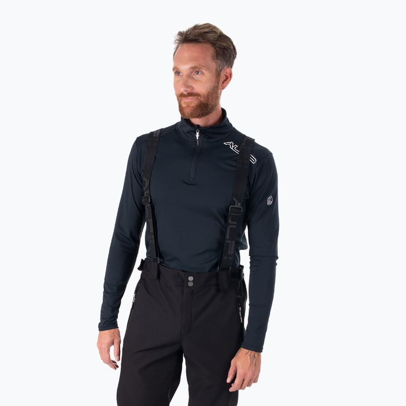 Pánske lyžiarske nohavice Aulp Vizil Softshell Ski black 4