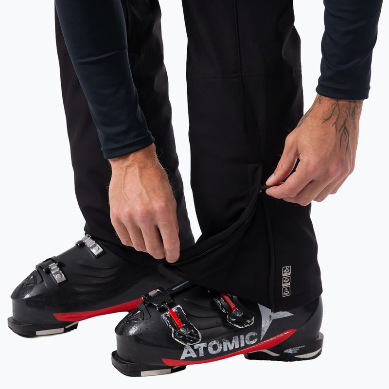 Pánske lyžiarske nohavice Aulp Vizil Softshell Ski black 7