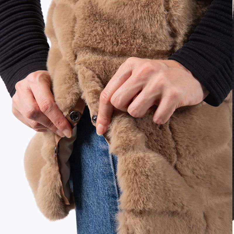 Dámska vesta Aulp Carra Faux Fur taupe 6