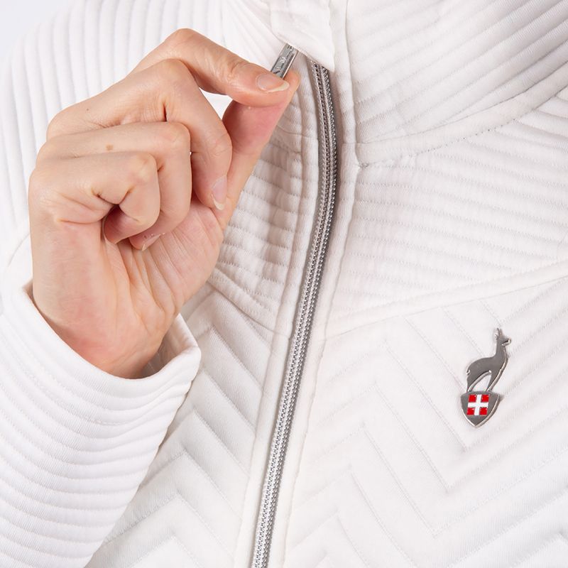 Dámska vetrovka Aulp Simix Jacquard Knit white 3