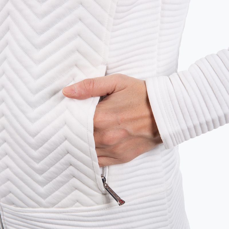 Dámska vetrovka Aulp Simix Jacquard Knit white 5