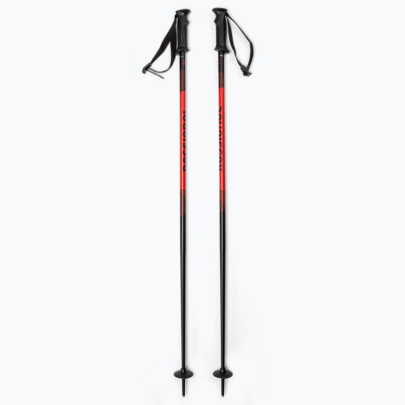 Lyžiarske palice Rossignol Tactic black/red