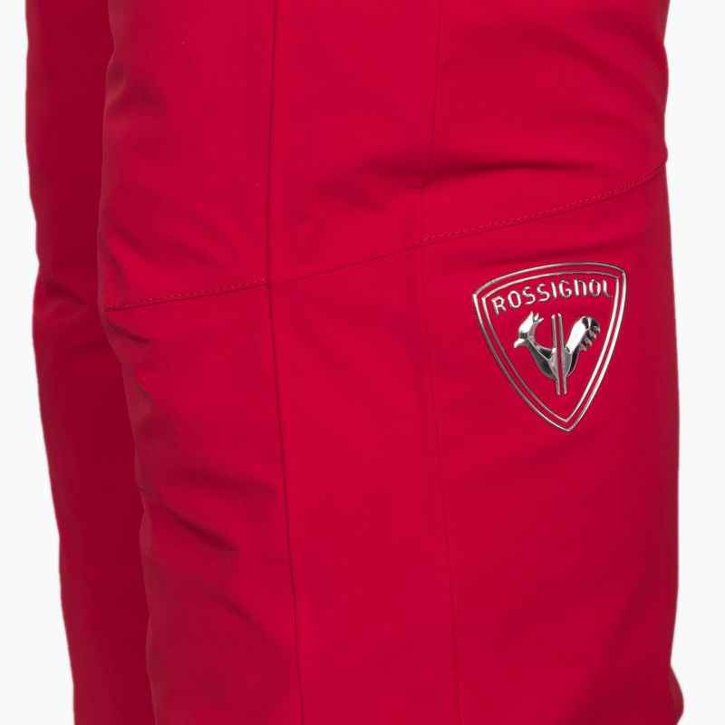Pánske lyžiarske nohavice Rossignol Course red 10