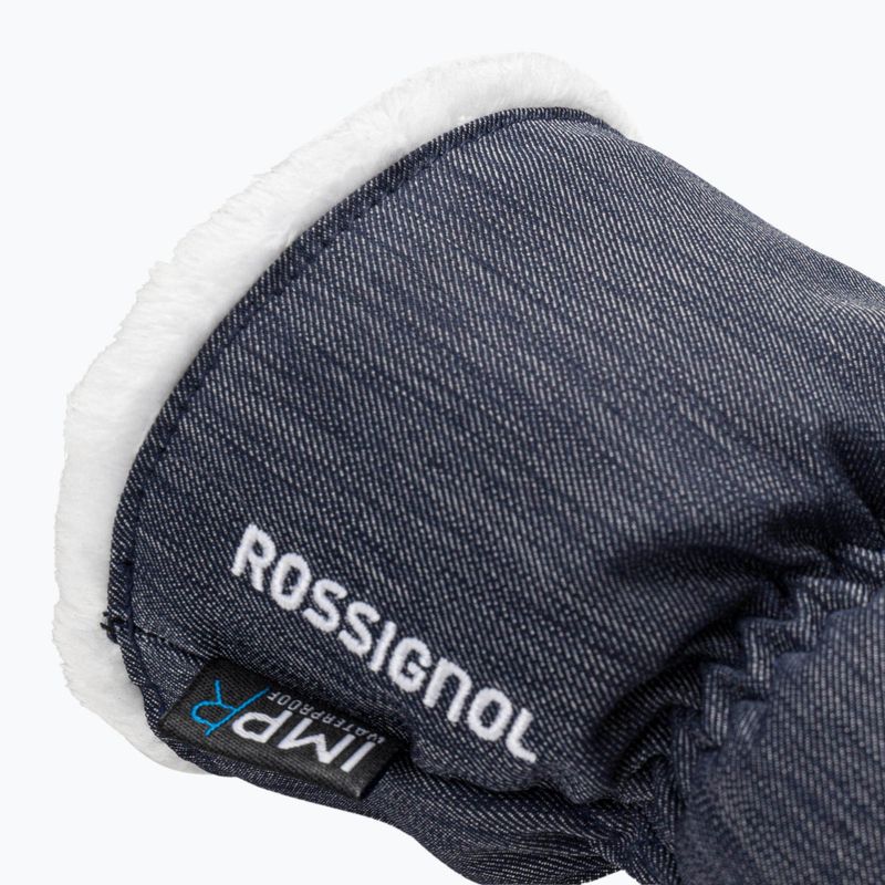 Dámske lyžiarske rukavice Rossignol W Temptation Impr M denim 4