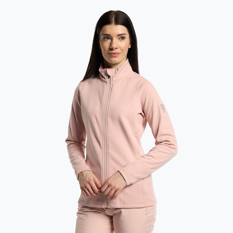 Dámska lyžiarska mikina Rossignol Classique Clim pink