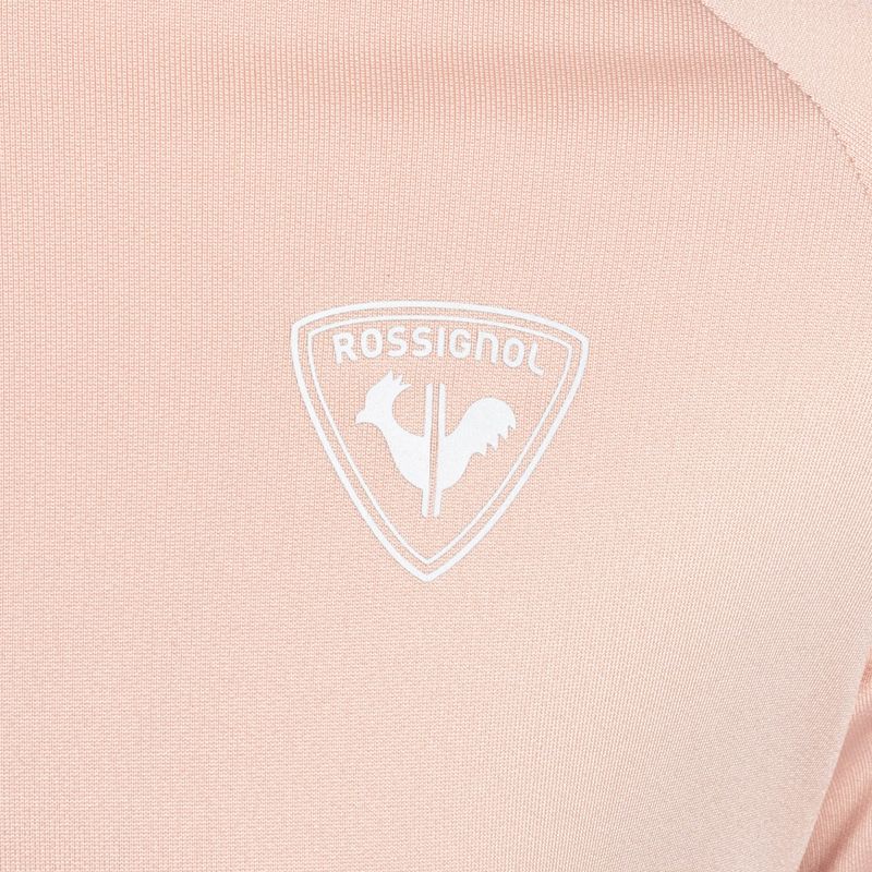 Rossignol Girl Warm Stretch powder pink detská lyžiarska mikina 8