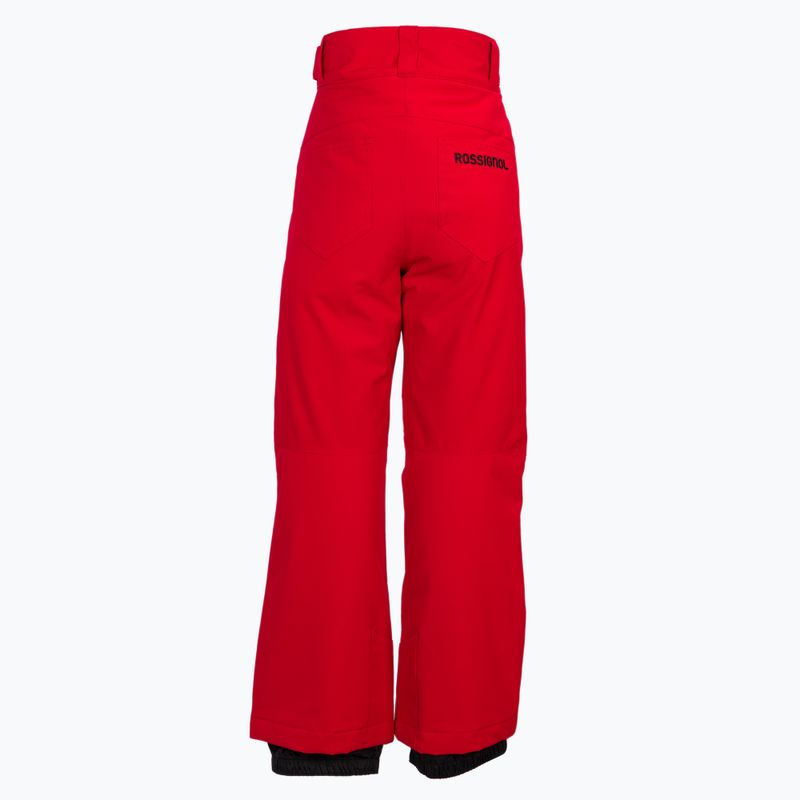 Detské lyžiarske nohavice Rossignol Ski red 2