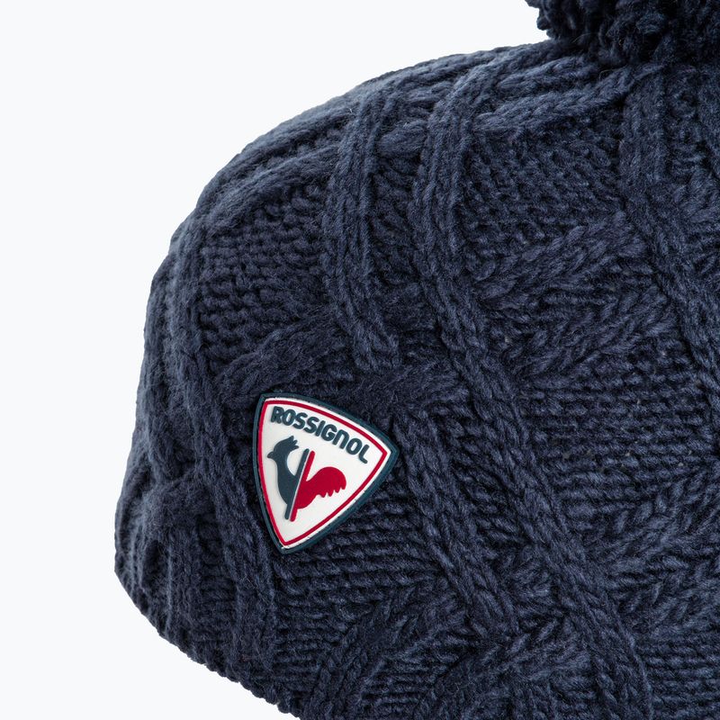Rossignol pánska zimná čiapka L3 Leny dark navy 4
