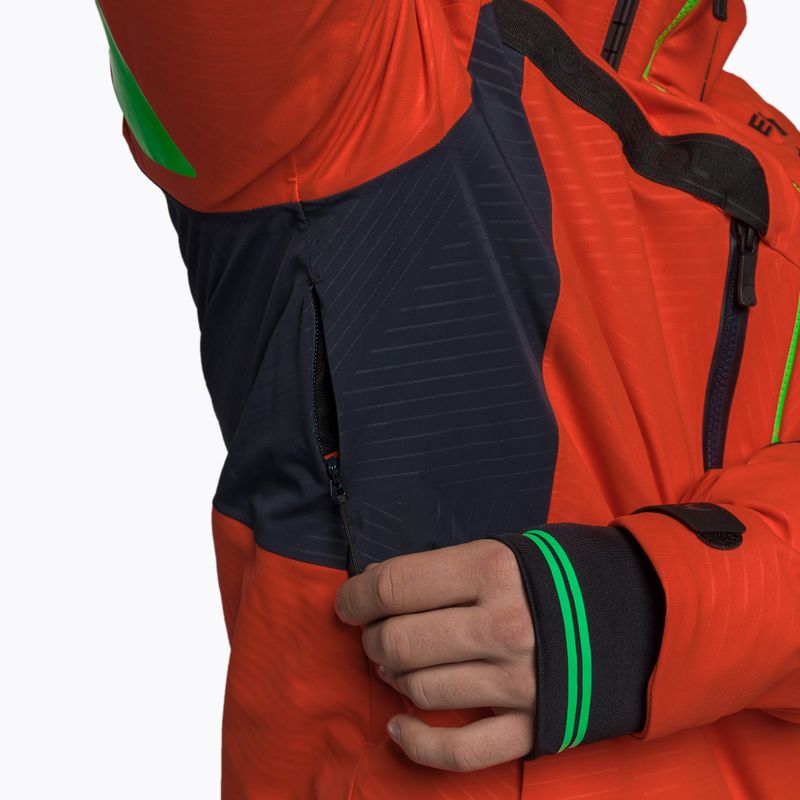 Pánska lyžiarska bunda Rossignol Hero Aile Jkt neon red 11