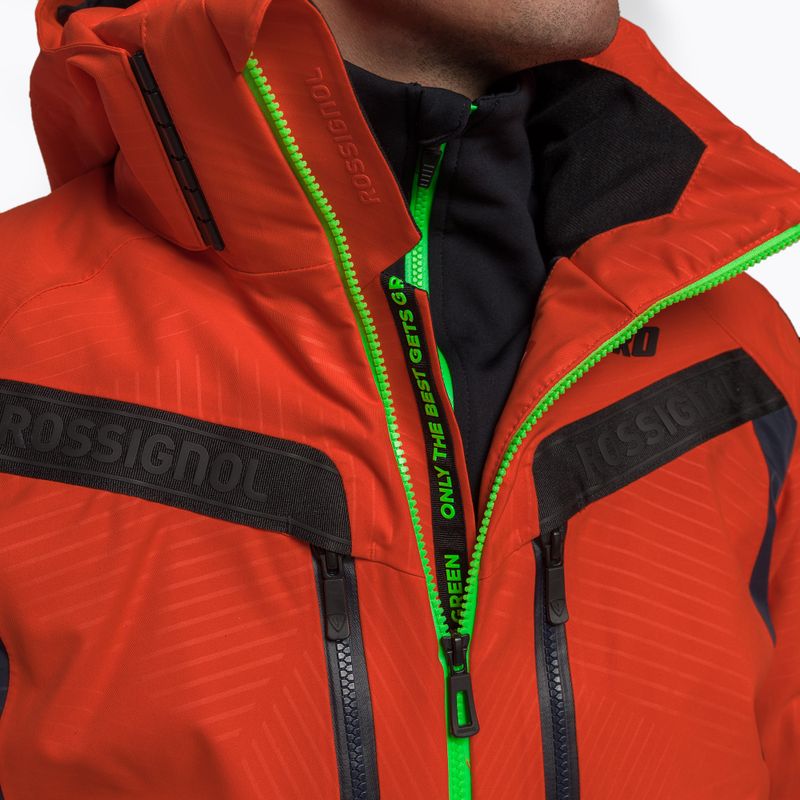 Pánska lyžiarska bunda Rossignol Hero Aile Jkt neon red 13