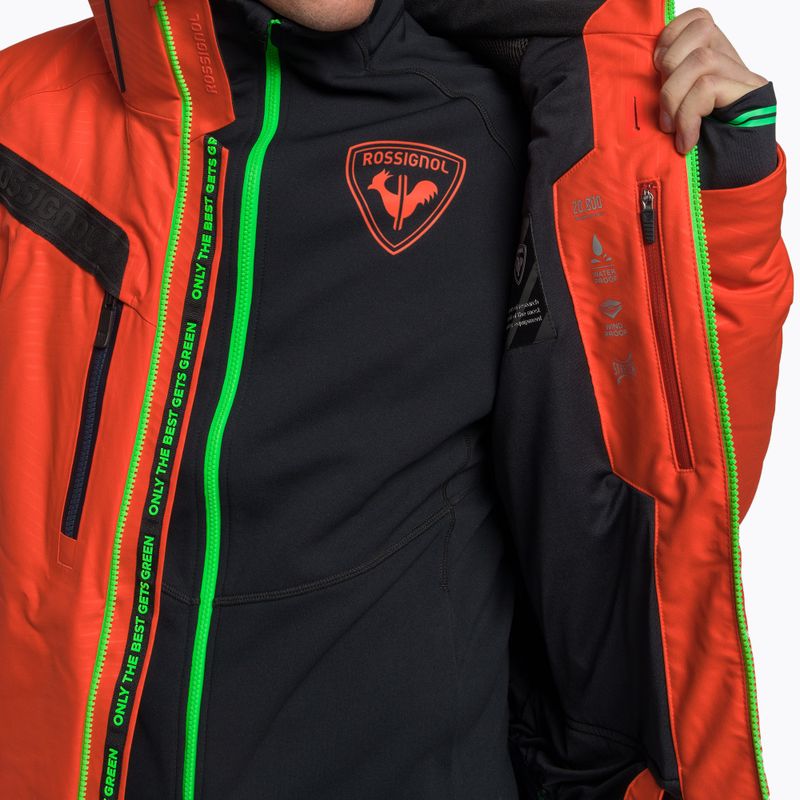 Pánska lyžiarska bunda Rossignol Hero Aile Jkt neon red 14