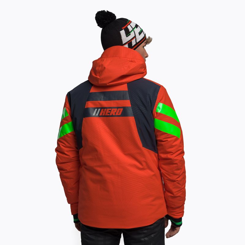Pánska lyžiarska bunda Rossignol Hero Aile Jkt neon red 4