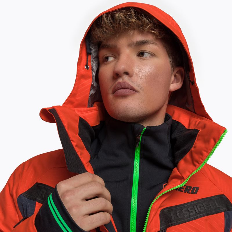 Pánska lyžiarska bunda Rossignol Hero Aile Jkt neon red 5