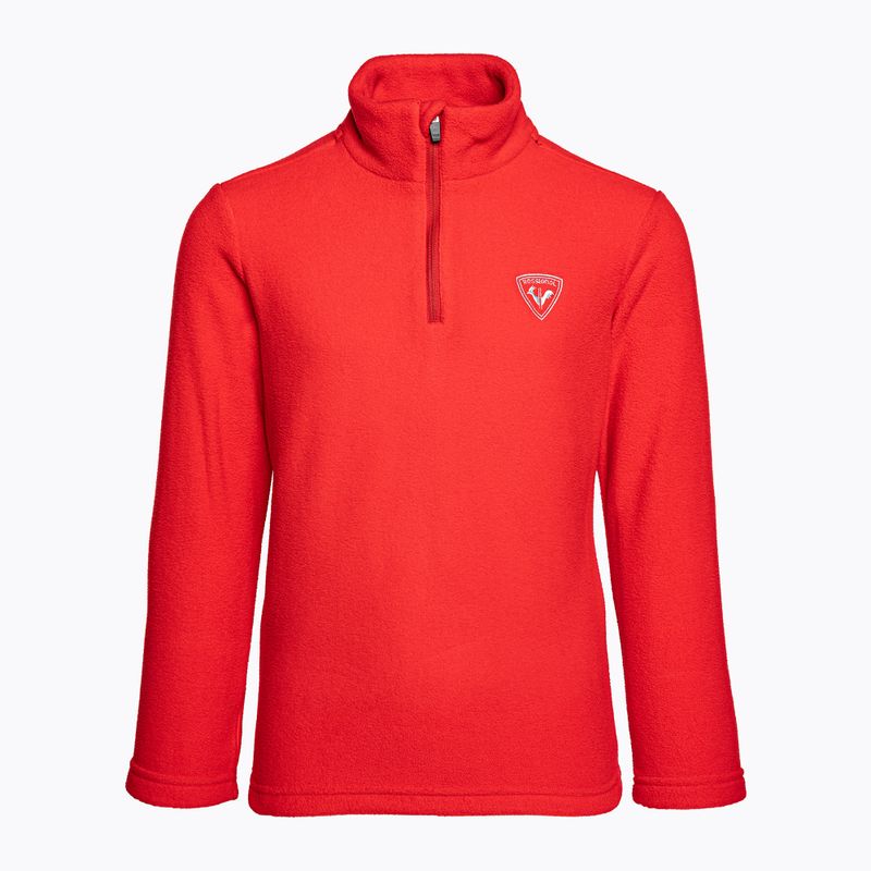 Rossignol Detská lyžiarska mikina 1/2 Zip Fleece oranžová 6