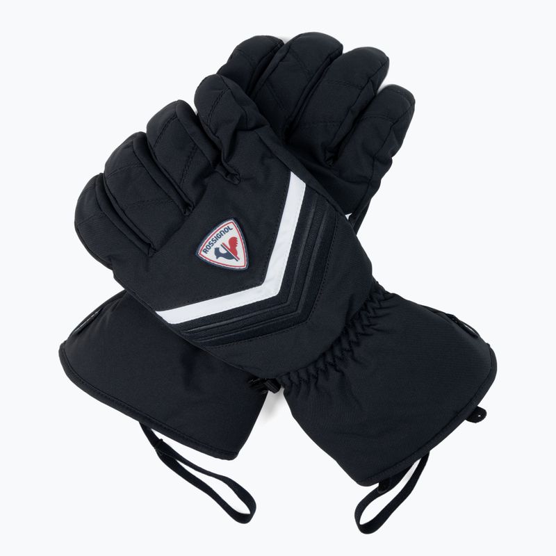 Pánske lyžiarske rukavice Rossignol Legend Impr black/white 4