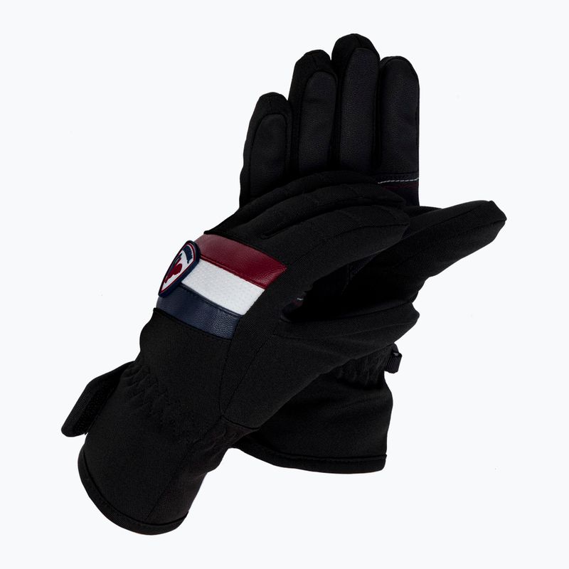 Detské lyžiarske rukavice Rossignol Jr Sportchic Stretch Impr black