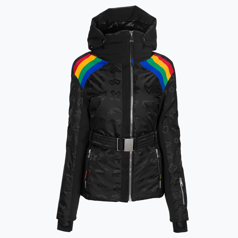 Dámska lyžiarska bunda Rossignol W Rainbow black 10