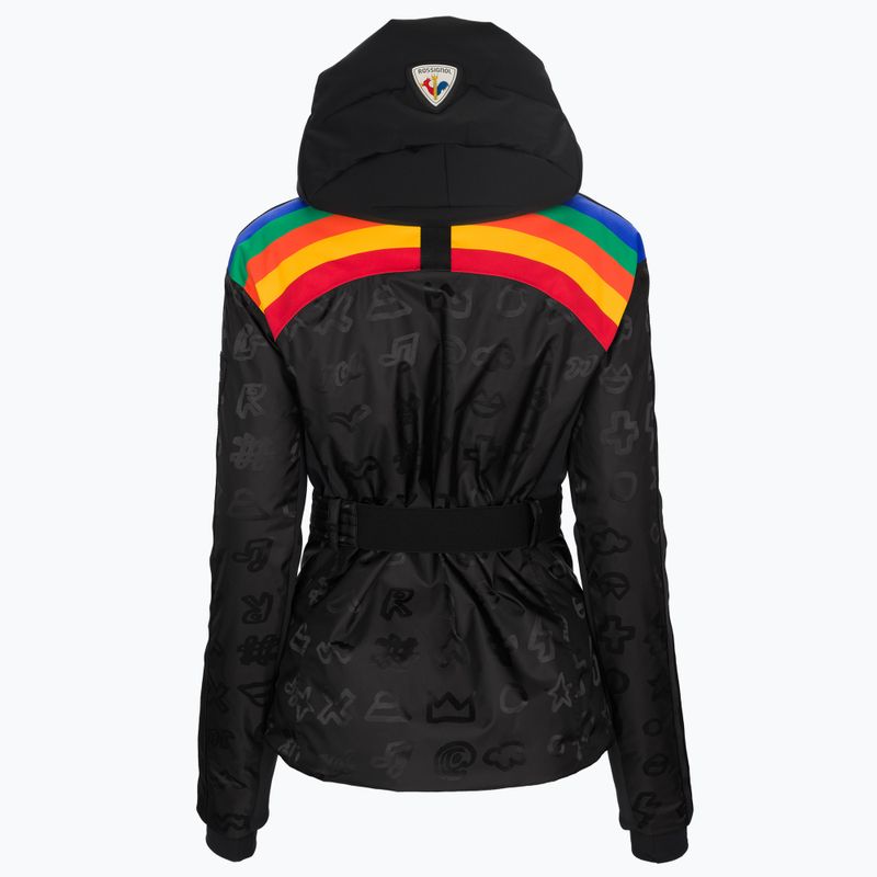 Dámska lyžiarska bunda Rossignol W Rainbow black 11