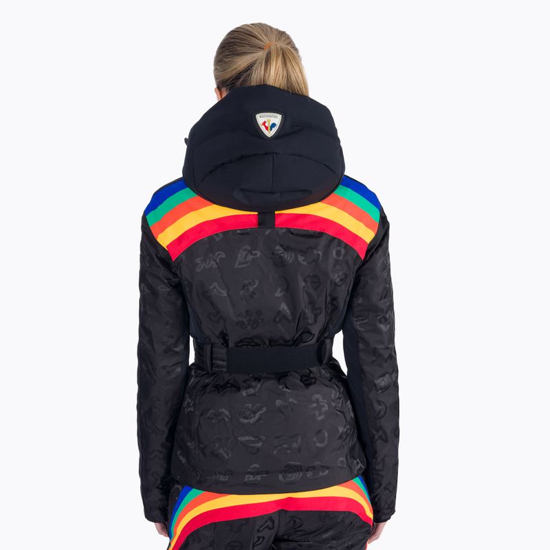 Dámska lyžiarska bunda Rossignol W Rainbow black 4