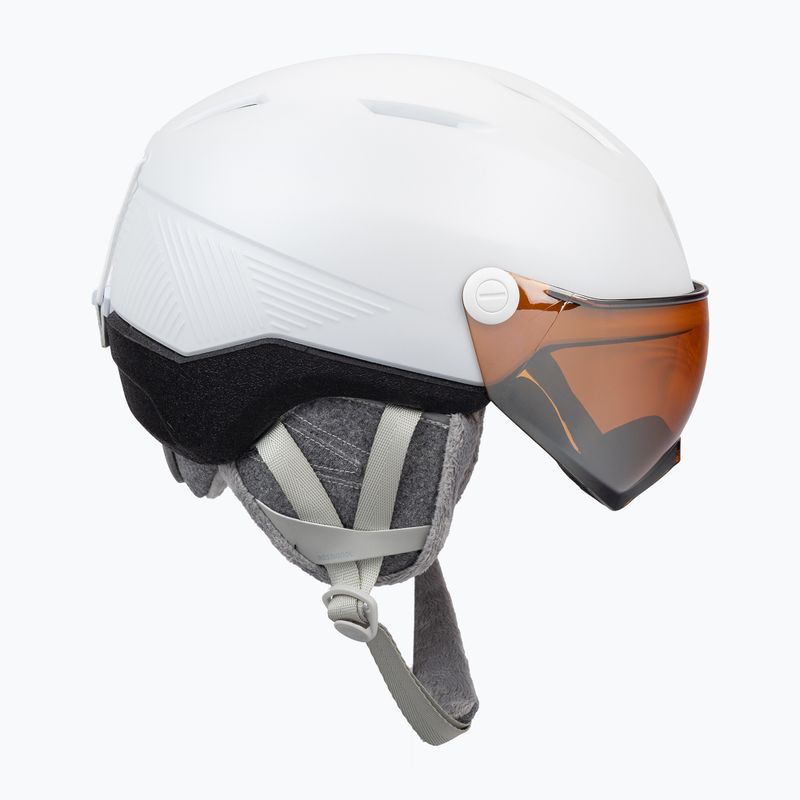 Dámska lyžiarska prilba Rossignol Fit Visor Impacts white/orange/silver 3