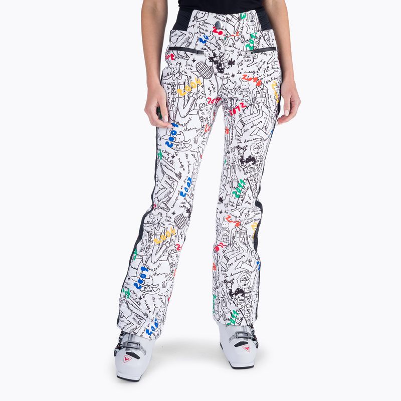 Dámske lyžiarske nohavice Rossignol Eco-Logic Ski white