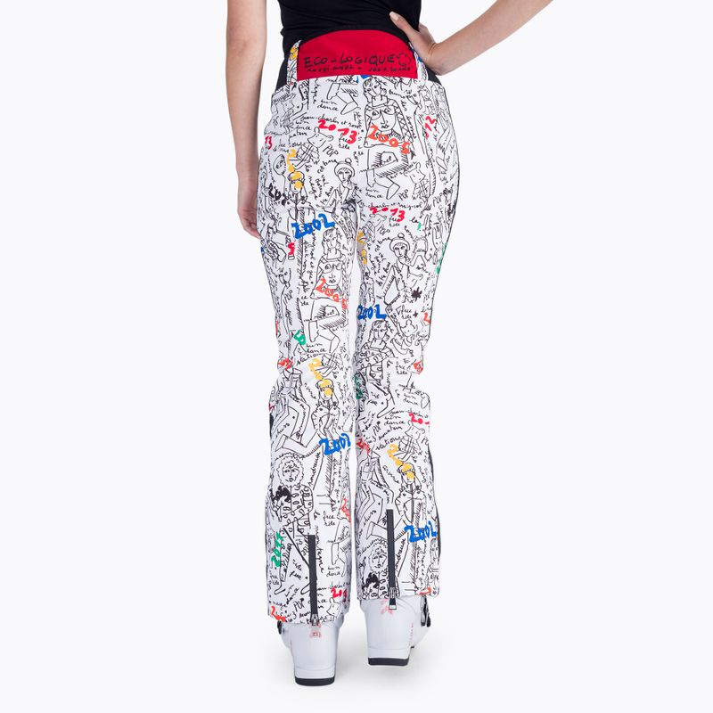 Dámske lyžiarske nohavice Rossignol Eco-Logic Ski white 4