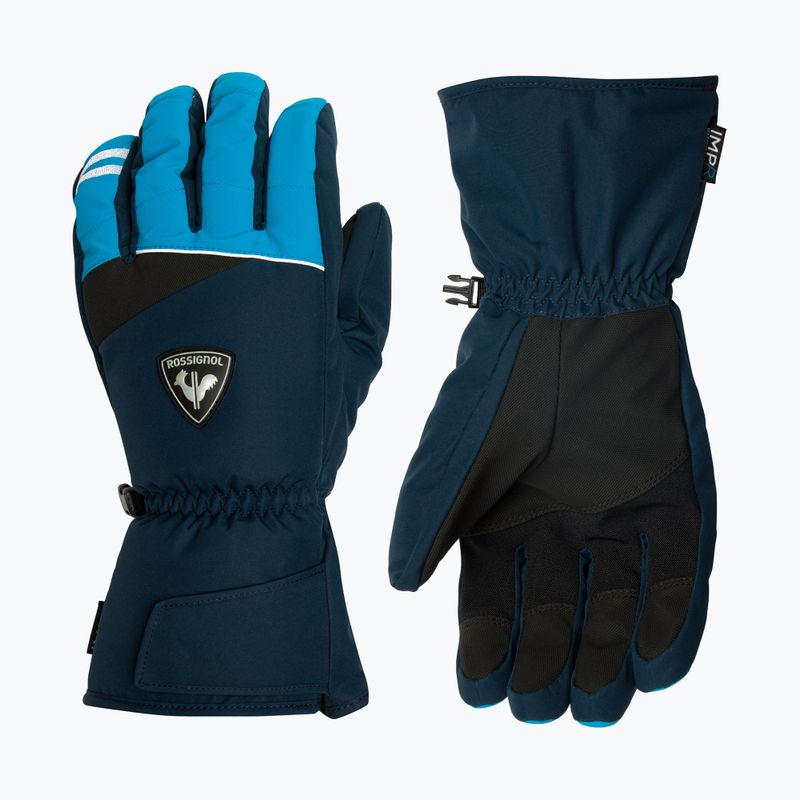 Pánske lyžiarske rukavice Rossignol Tech Impr blue