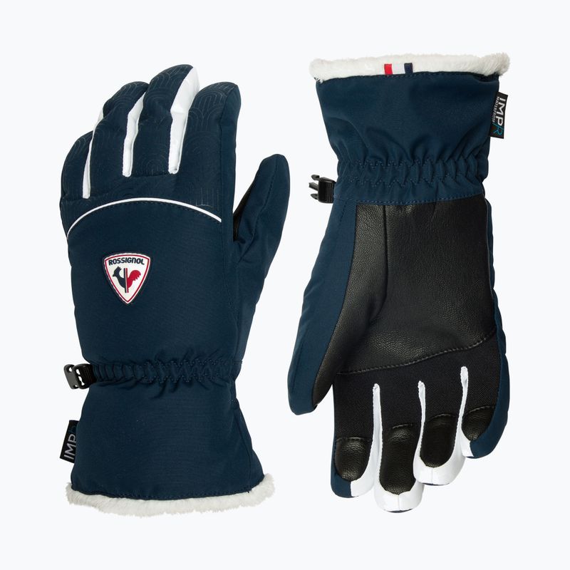 Dámske lyžiarske rukavice Rossignol Romy Impr G dark navy 7