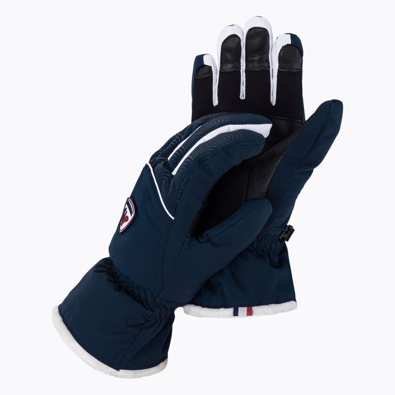 Dámske lyžiarske rukavice Rossignol Romy Impr G dark navy